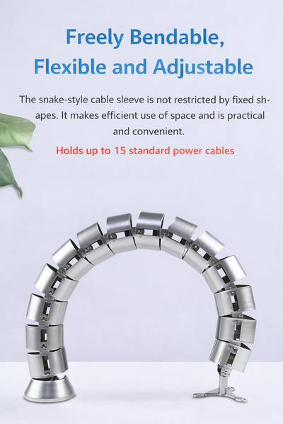 Under-Desk Snake Cable Organizer