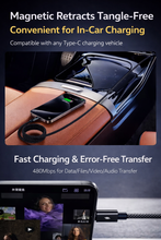 Magnetic Type-C to Type-C  | ANTI-KNOT Cable | 240W (1m,2m)