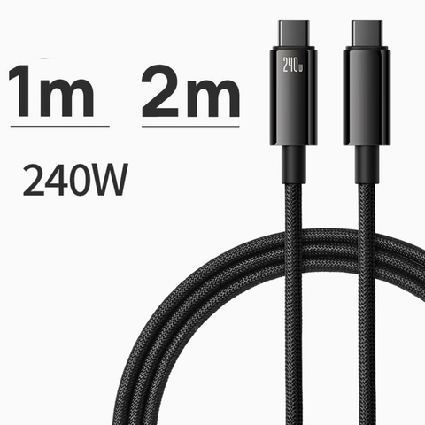 Type-C to Type-C  | SUPERFAST Cable | Type C Wire | 240W (1m,2m)