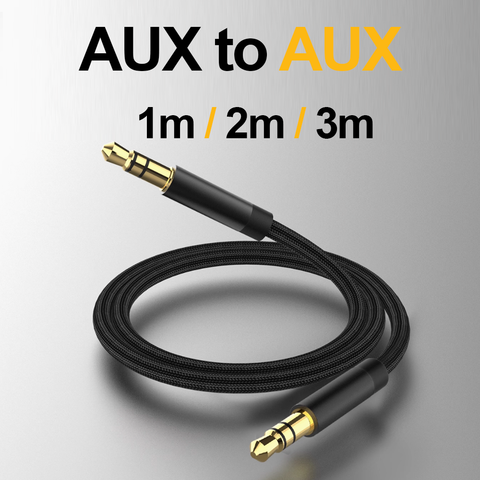 AUX to AUX  | Audio Cable | AUX 3.5 Wire | AUX Cable (1m, 2m, 3m)