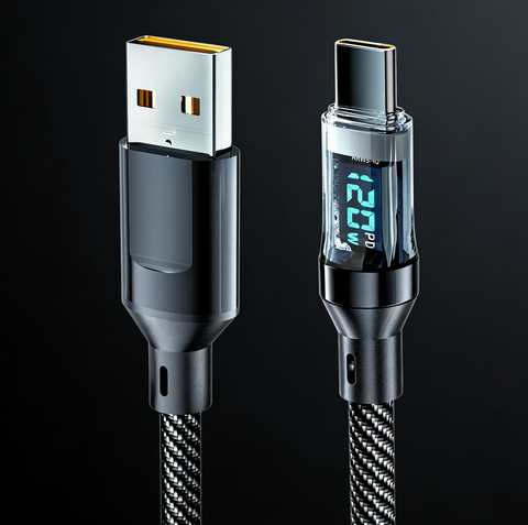 USB 3.0 to Type-C  | SUPERCHARGE Cable | Type C Wire | 120W (1m,2m)