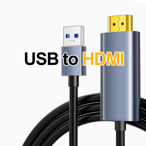 USB to HDMI | HDMI High Transfer Cable | 4K HDMI USB Wire | (1m, 2m, 3m)