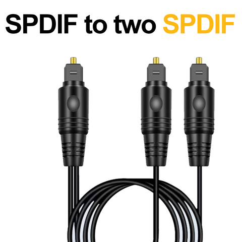 SPDIF to Two SPDIF | S/PDIF Cable | High quality Wire | (1m, 2m, 3m)