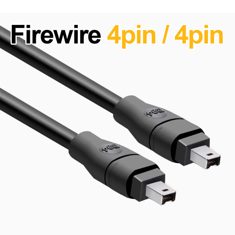 Firewire 4pin to 4pin | Firewire Cable | High quality Wire | (1.8, 3m)