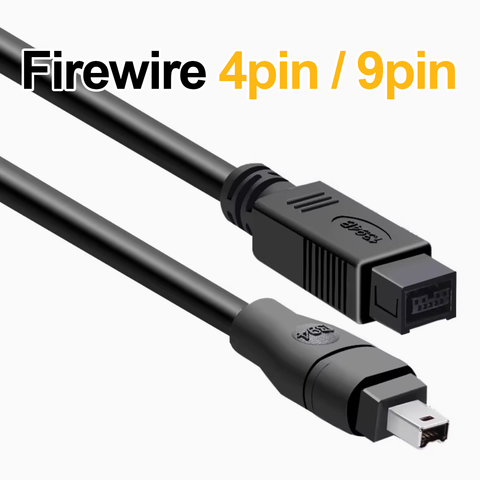 Firewire 4pin to 9pin | Firewire Cable | High quality Wire | (1.8, 3m)