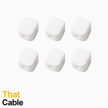 White Magnetic Cable Clips