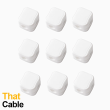 White Magnetic Cable Clips
