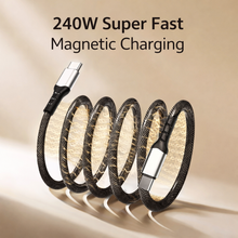 Magnetic Type-C to Type-C  | ANTI-KNOT Cable | 240W (1m,2m)
