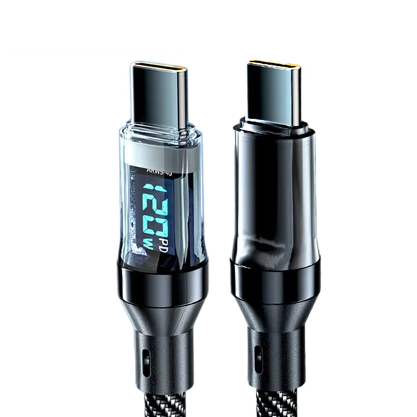 Type-C to Type-C  | SUPERCHARGE Cable | Type C Wire | 120W (1m,2m)